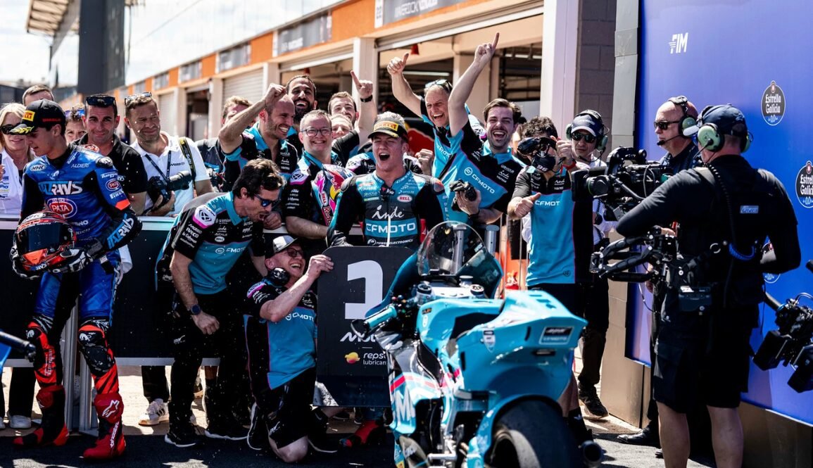 Aspar Team protagonizó una actuación sobresaliente